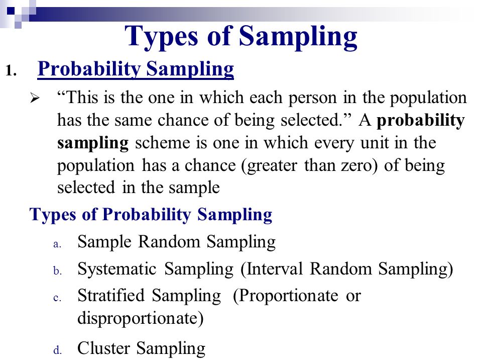 5 Simple Random Sampling and Other Sampling Methods